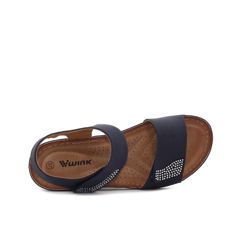 Wink - Yenna sötétkék női csizma