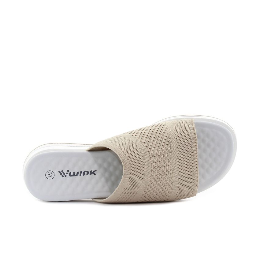 Wink - Inner bézs női papucs