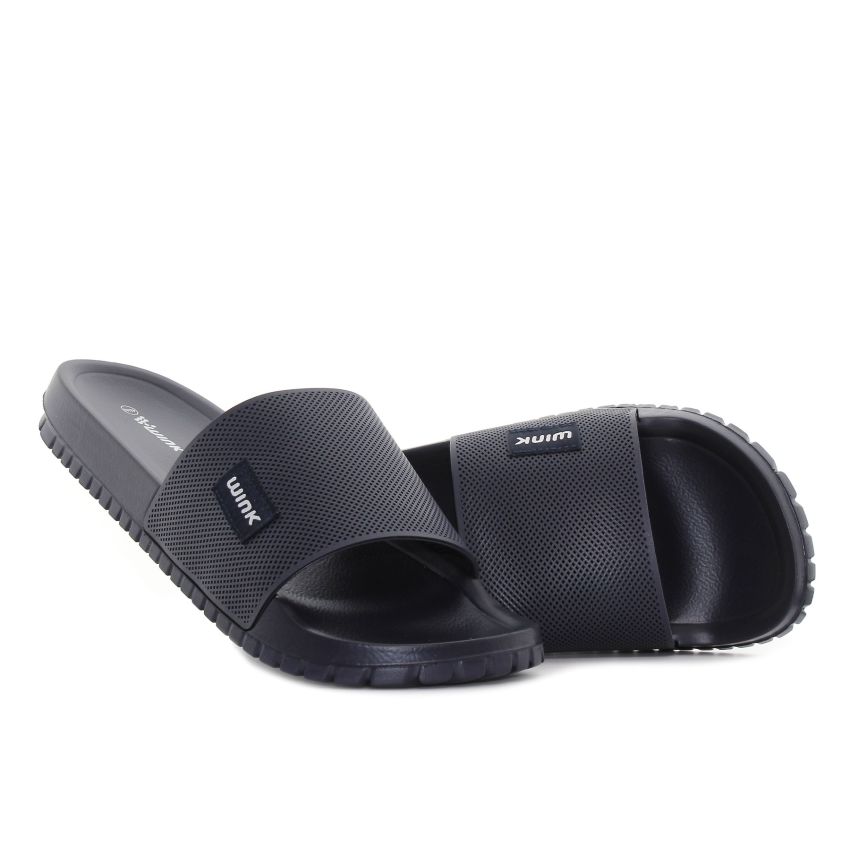 Wink - Echis sötétkék férfi papucs