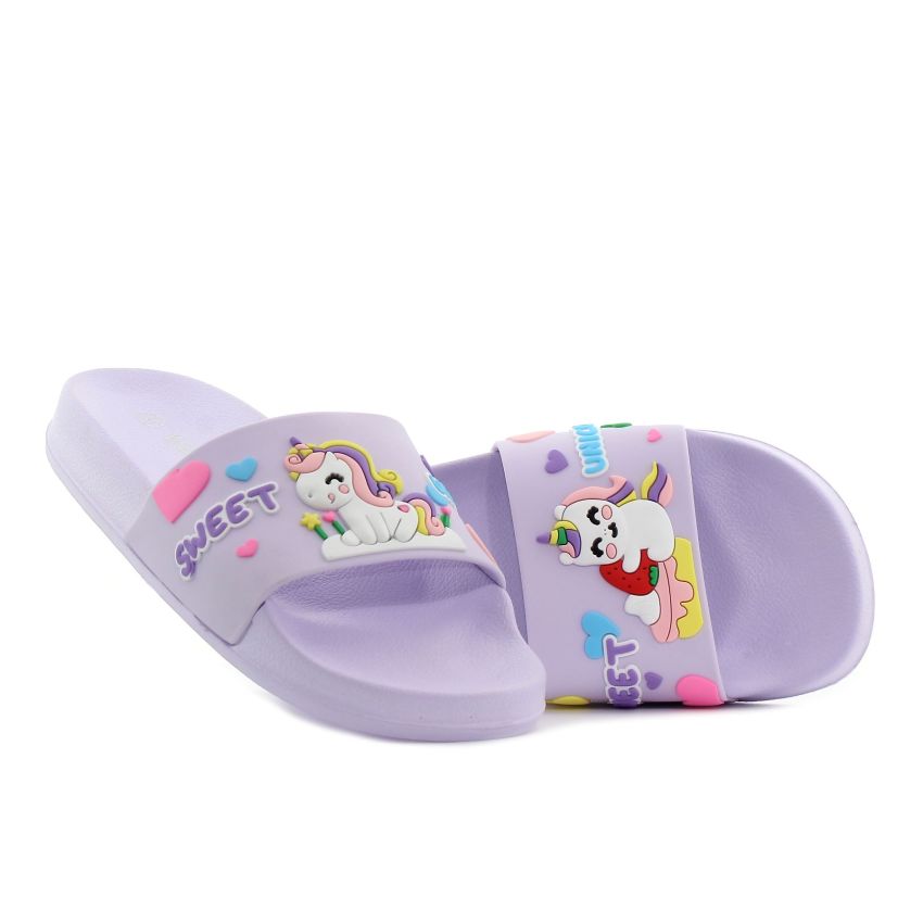 Wink - Cabo lila gyerek papucs