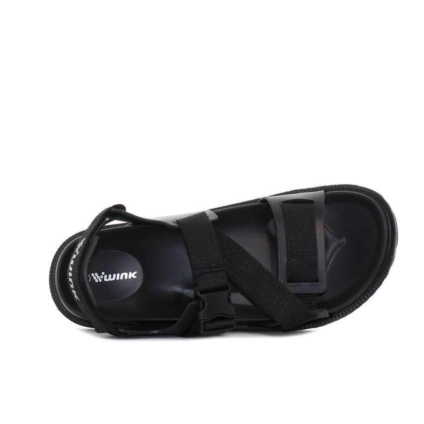 Wink - Glor fekete férfi szandál