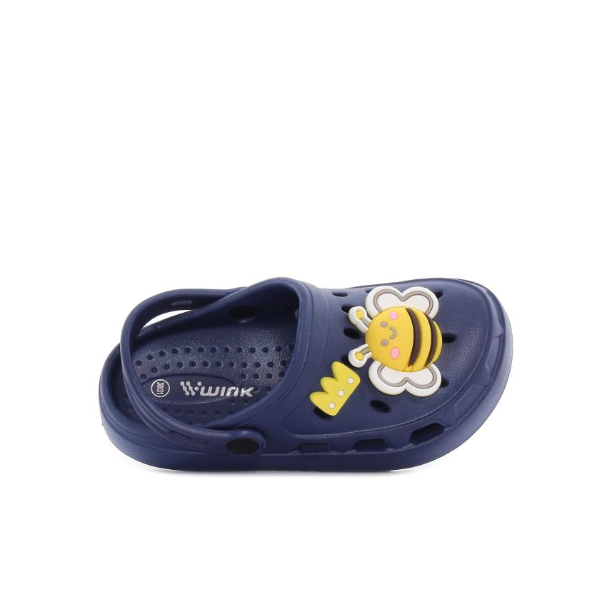 Wink - Apis sötétkék gyerek papucs