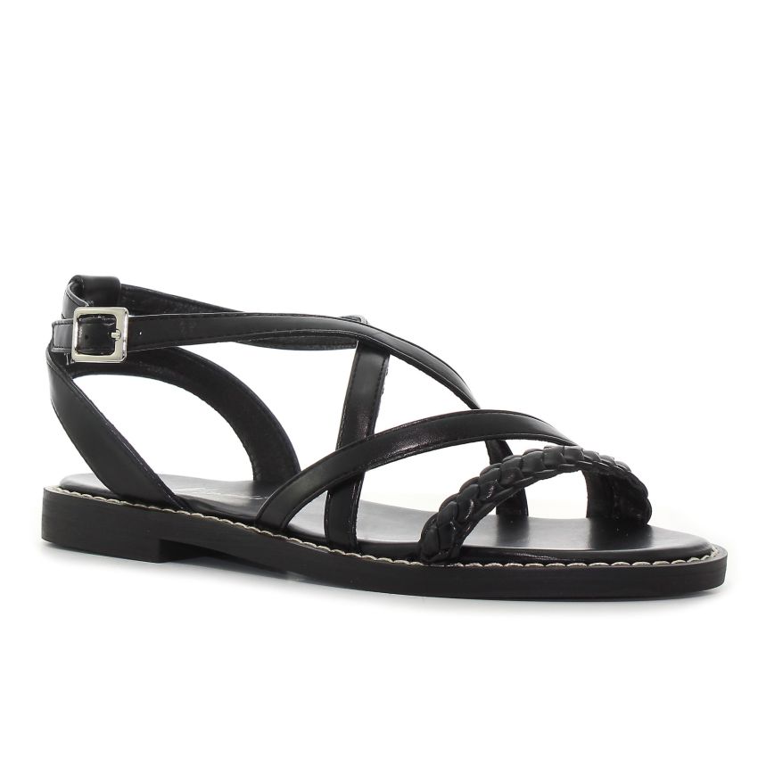 Bosido Nikka fekete női szandál