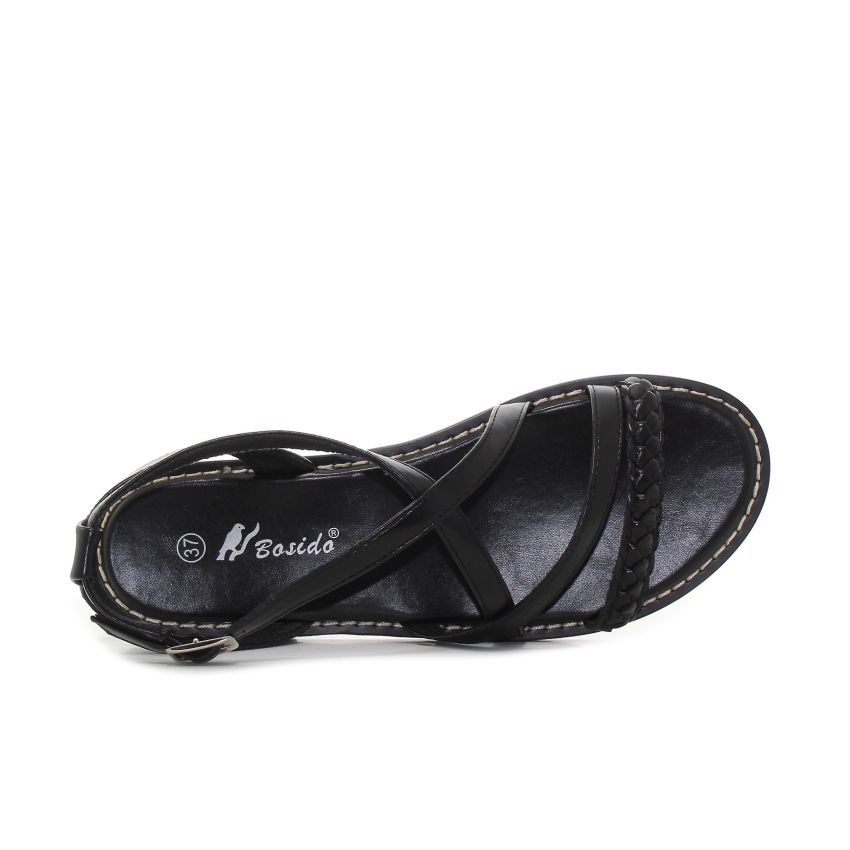 Bosido Nikka fekete női szandál