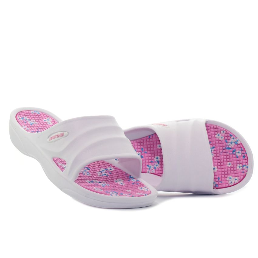 Borgo T23 fehér-rózsaszín női papucs