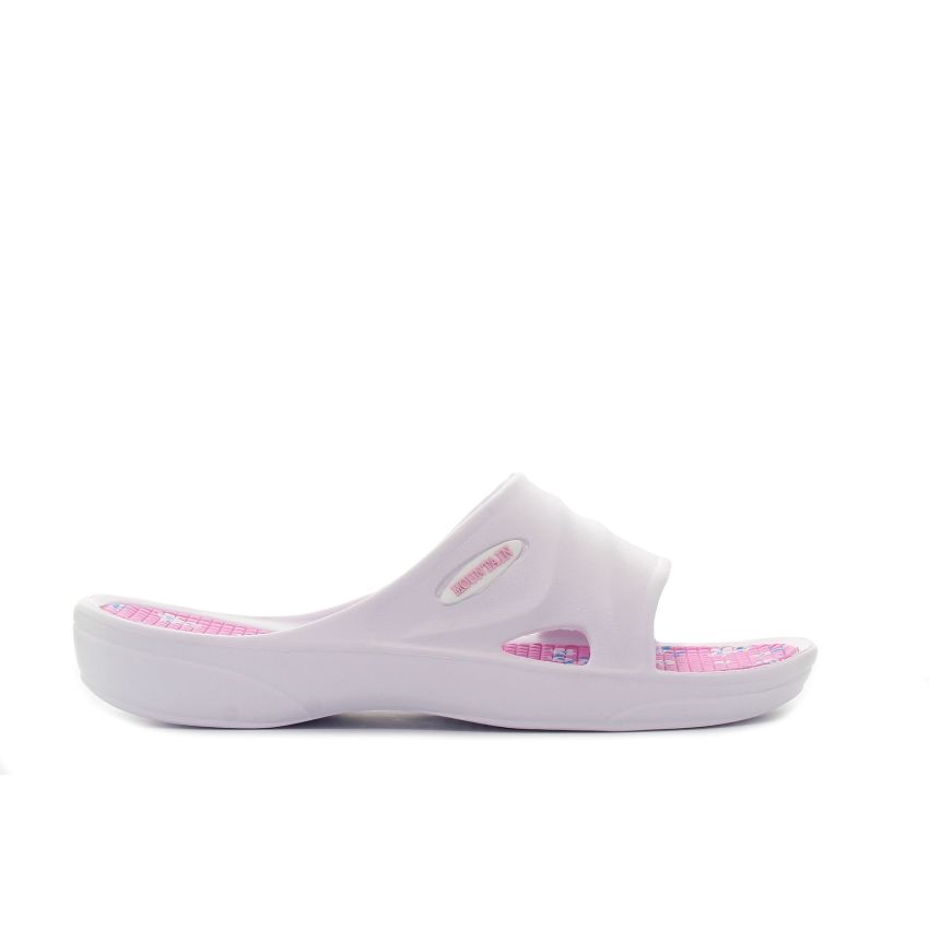 Borgo T23 fehér-rózsaszín női papucs