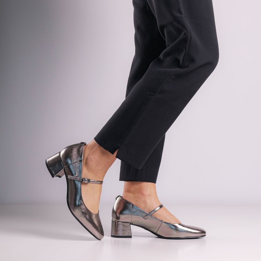 Tamaris metál női magassarkú