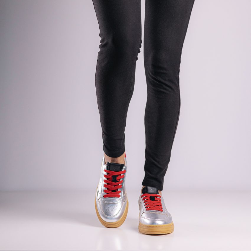 Tamaris ezüst női cipő