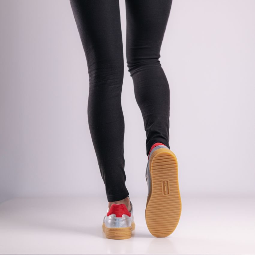 Tamaris ezüst női cipő