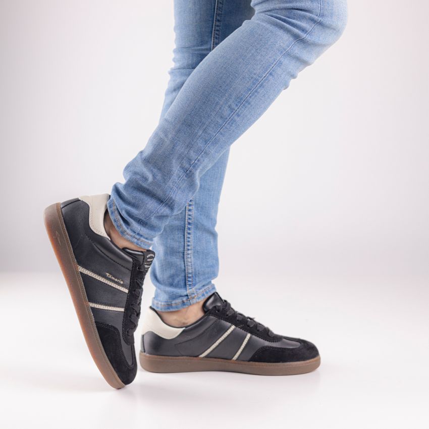 Tamaris fekete női cipő