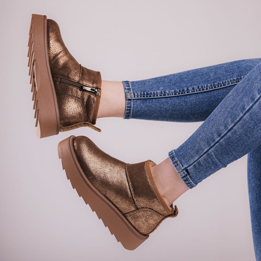 Tamaris barna női bokacsizma