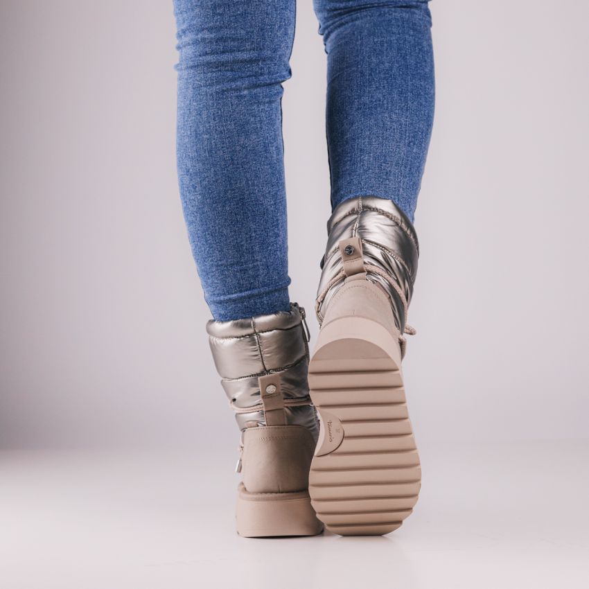 Tamaris bézs női csizma