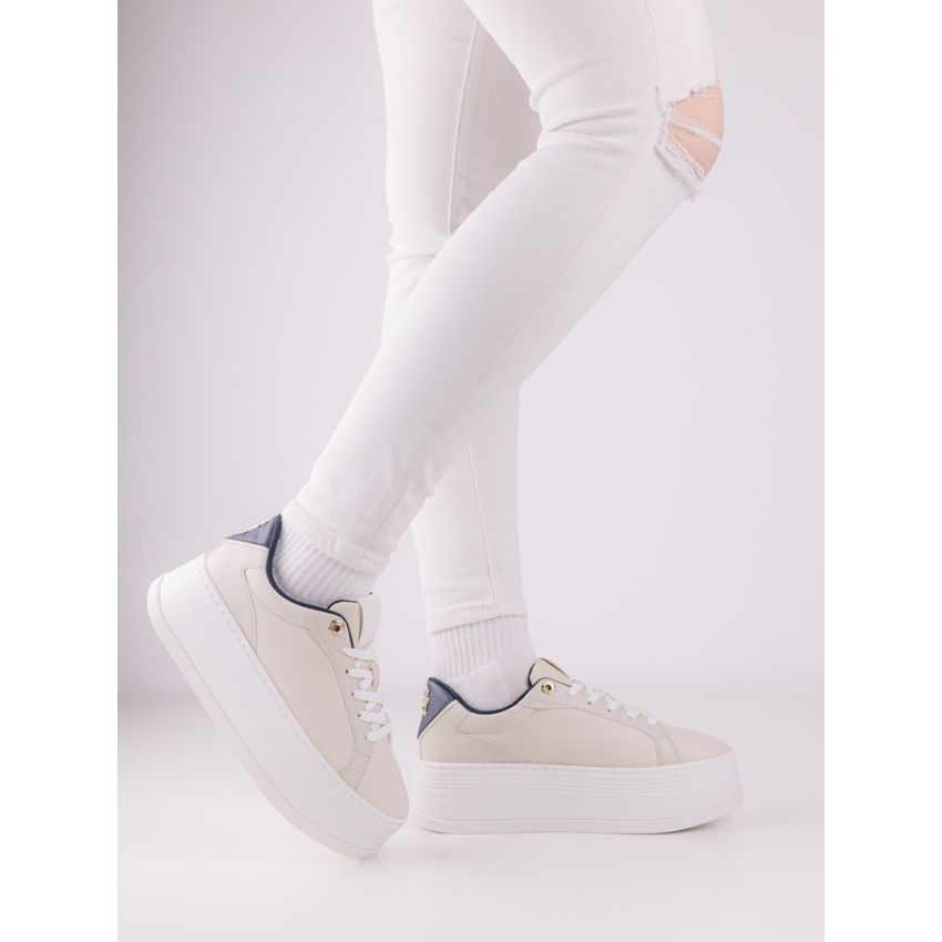 Tommy Hilfiger TH Platform bézs női cipő