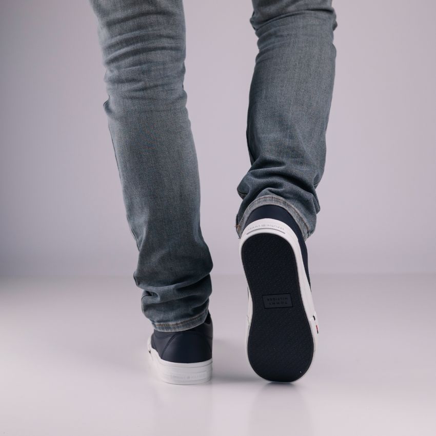 Tommy Hilfiger Vulcanic Street sötétkék férfi cipő