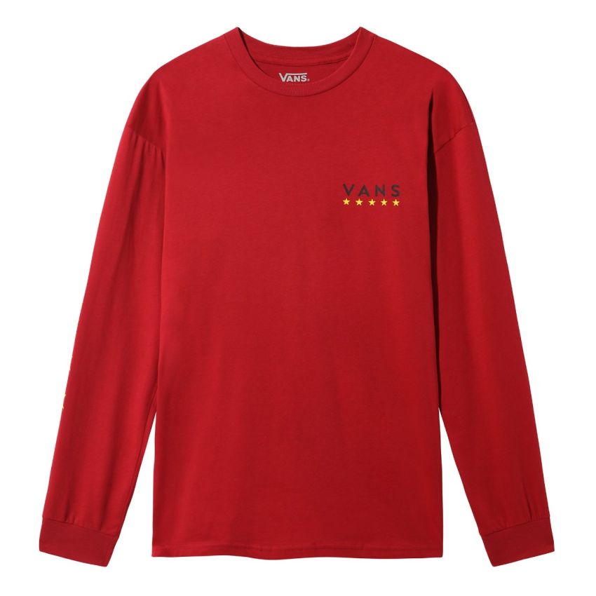 Vans Victory LS piros férfi hpsszúujjú