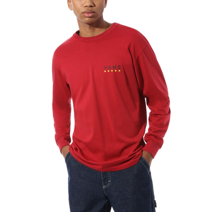 Vans Victory LS piros férfi hpsszúujjú