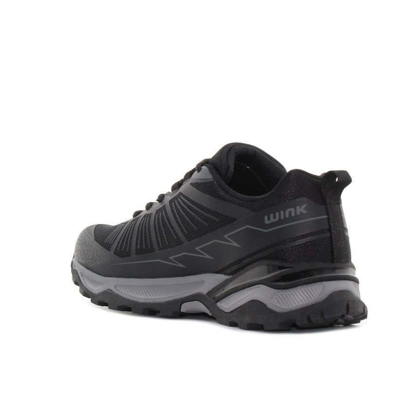 Wink - Asack fekete-szürke férfi túracipő