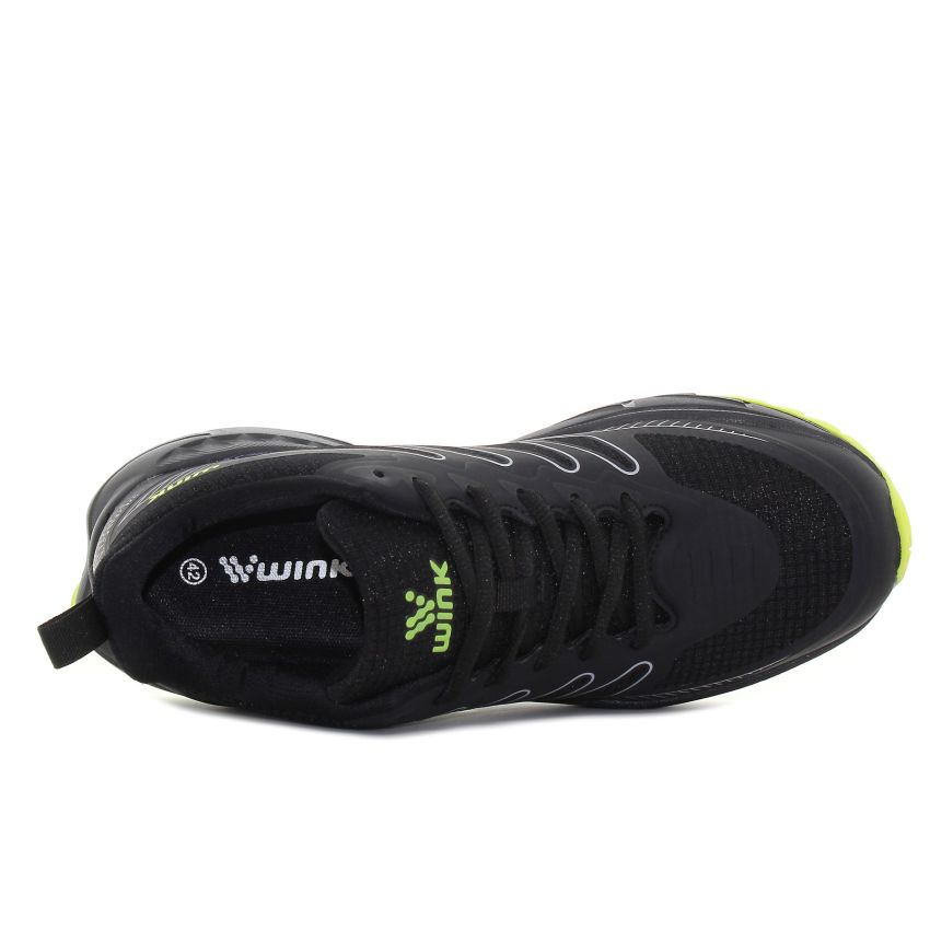 Wink - Aier fekete férfi túracipő