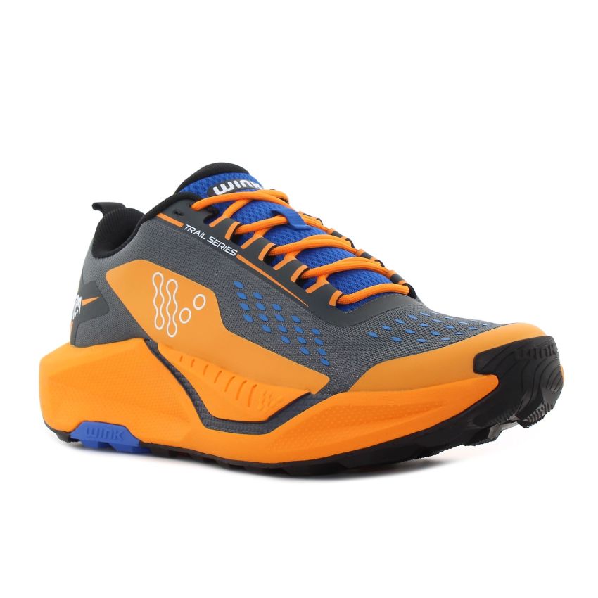 Wink - Zenith Core narancssárga- szürke férfi terepfutó cipő