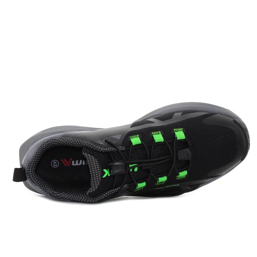 Wink - Zenith Pulse fekete-zöld férfi terepfutó cipő