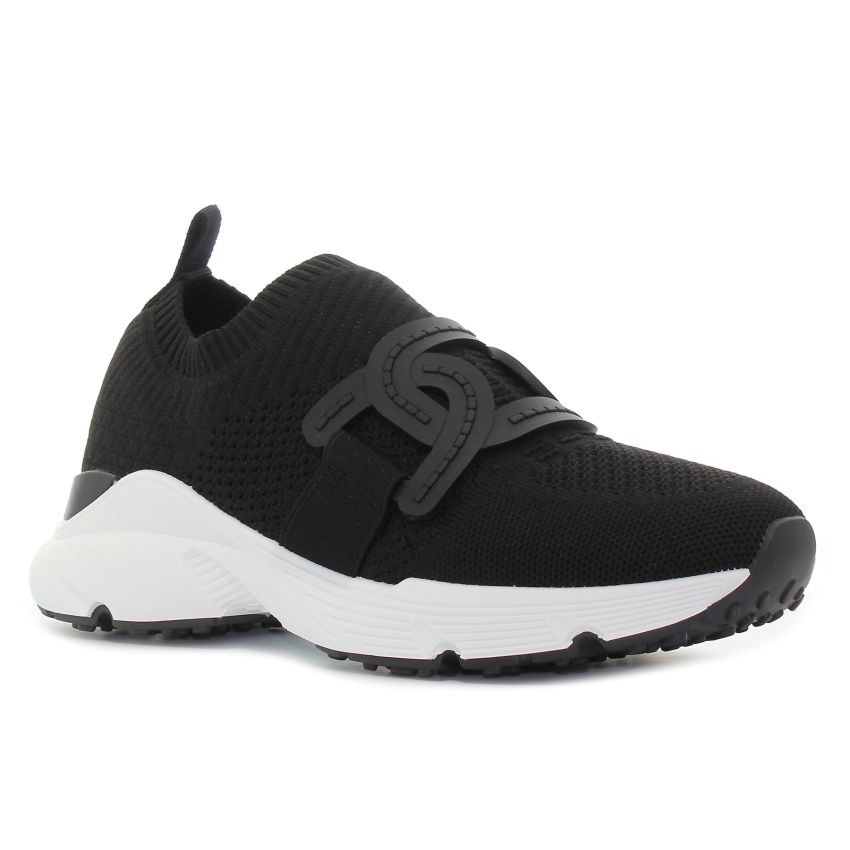 Bosido Doc fekete női bebújós cipő