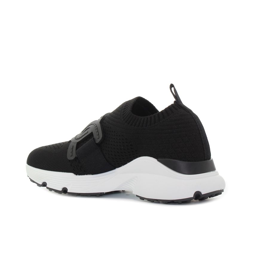 Bosido Doc fekete női bebújós cipő