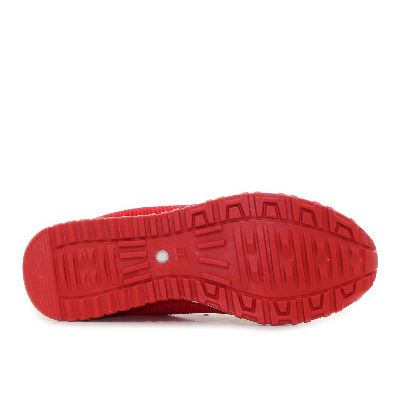 Bosido Meana Low piros női bebújós cipő