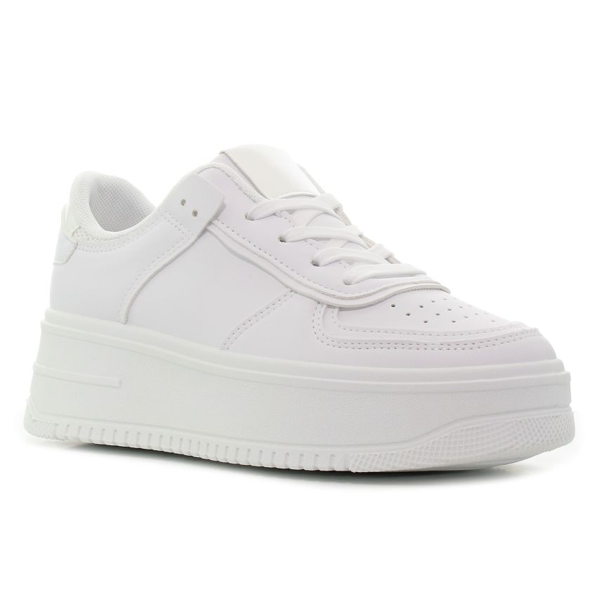 Bosido Wanda fehér női platformos cipő