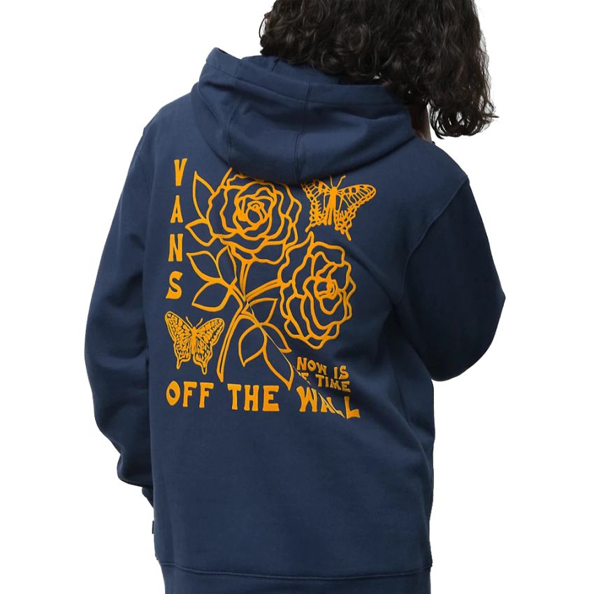 Vans Roses and Butterflies sötétkék pulóver