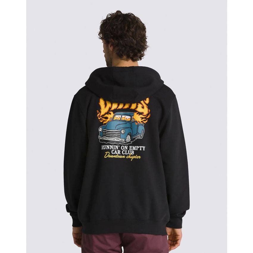 Vans Hot Rod FZ fekete férfi pulóver