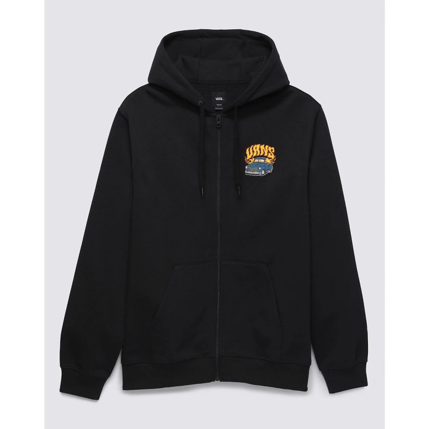 Vans Hot Rod FZ fekete férfi pulóver