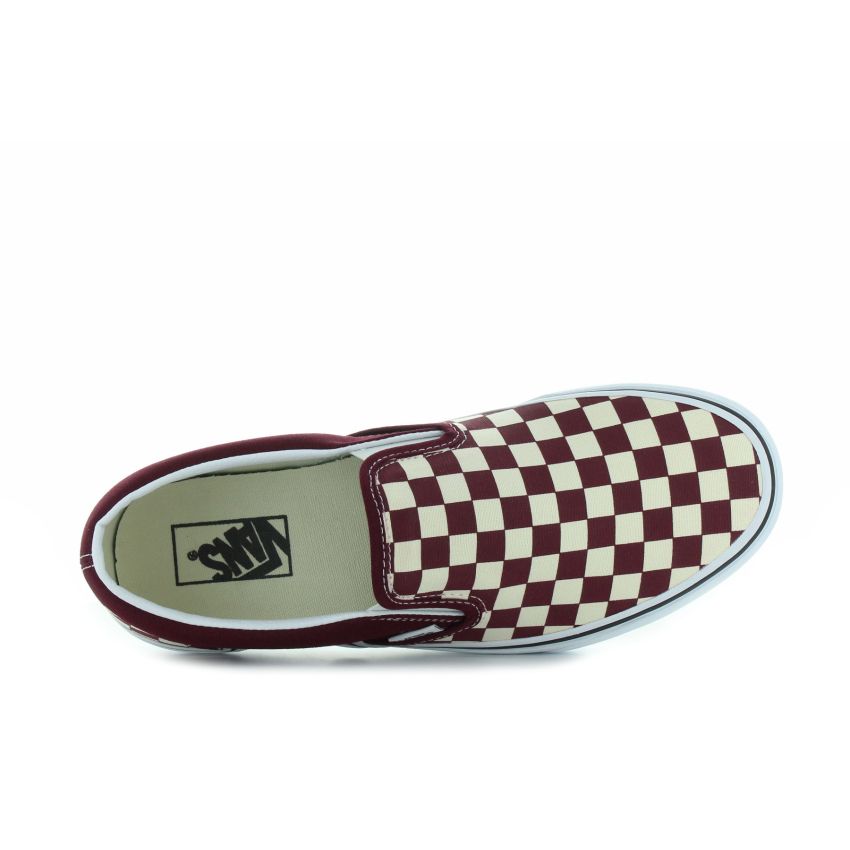 Vans Classic Slip On bordó bebújós cipő