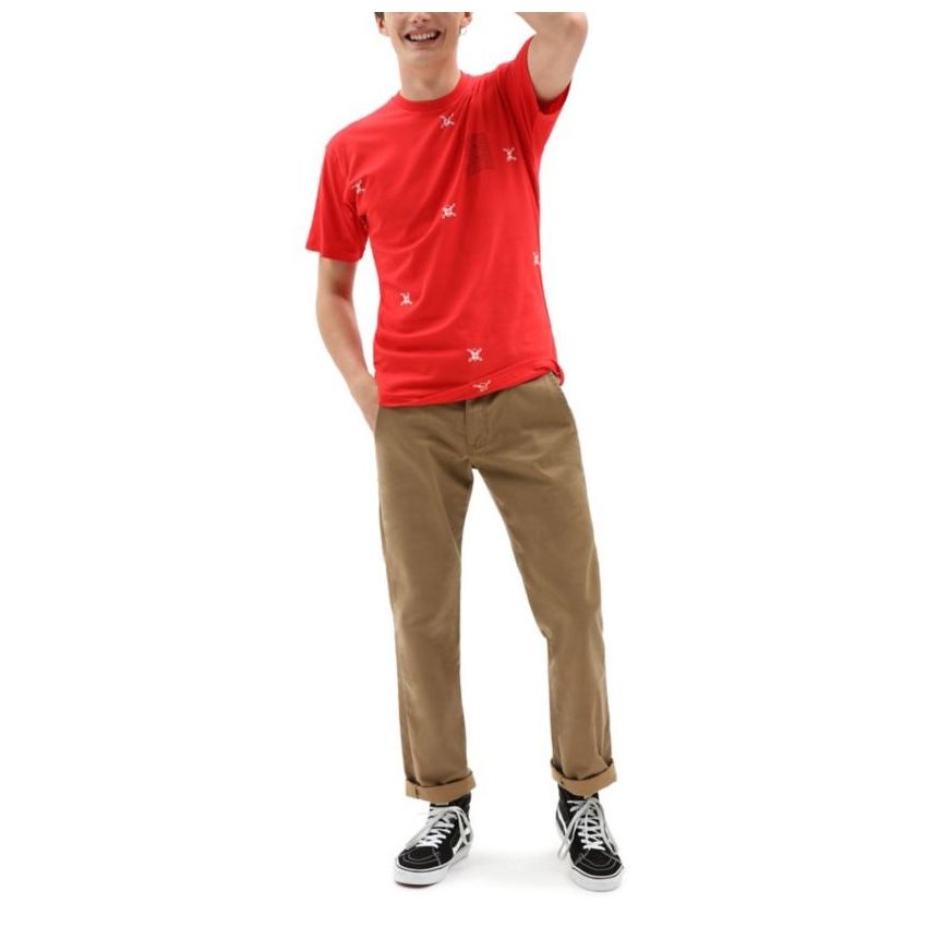 Vans New Varsity piros férfi rövidujjú