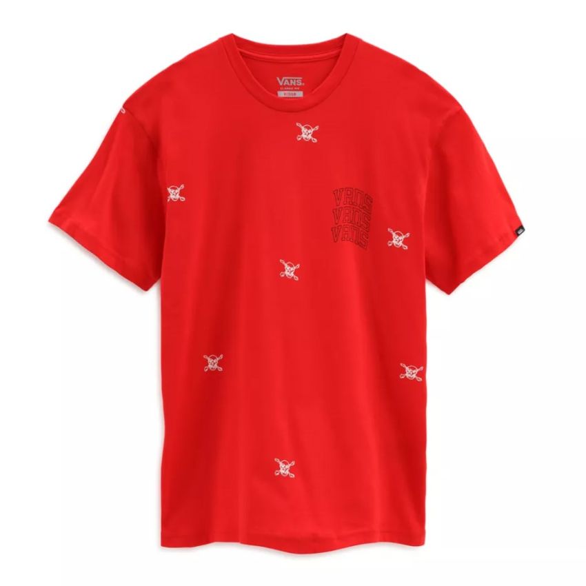 Vans New Varsity piros férfi rövidujjú