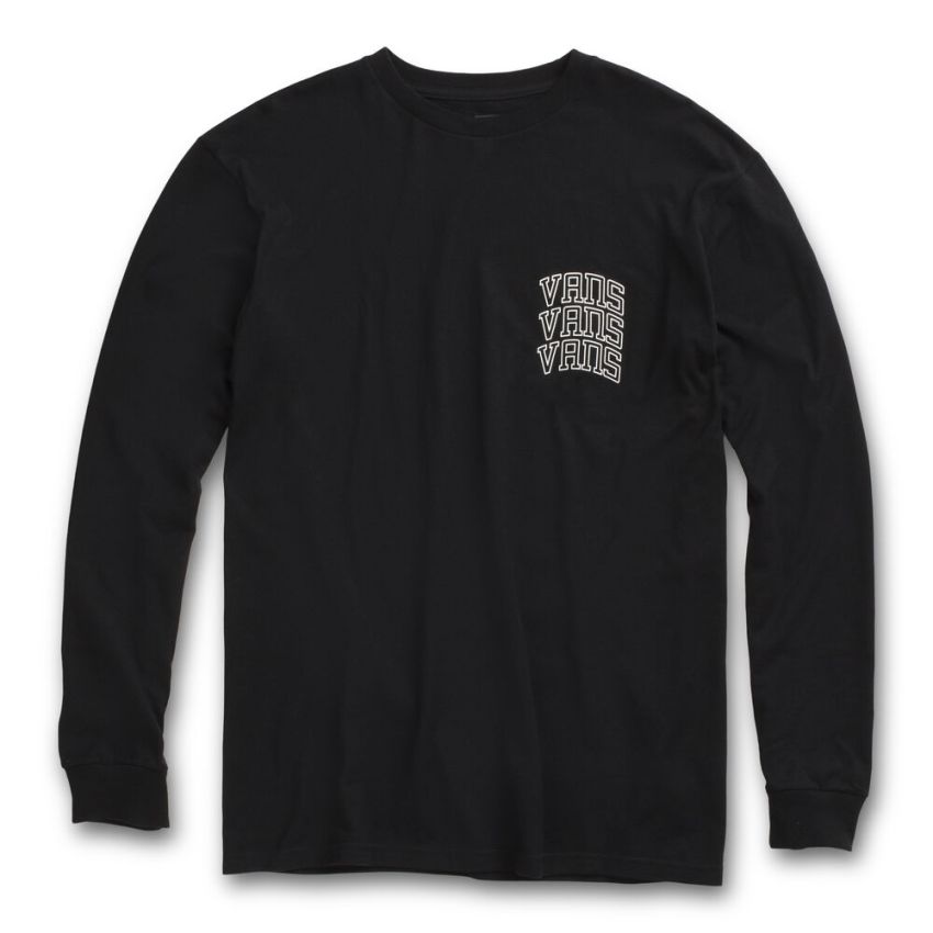 Vans New Varsity fekete férfi hosszúujjú