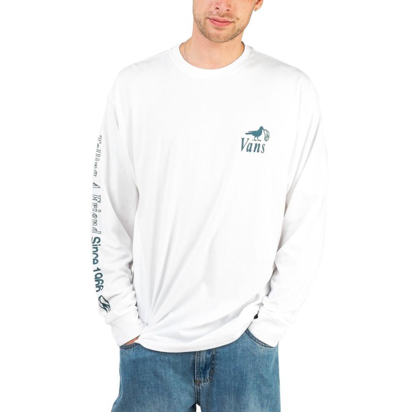 Vans Pick Up The Piece fehér férfi hosszú ujjú