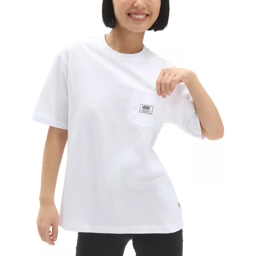 Vans Classic Patch Pocket fehér női rövid ujjú
