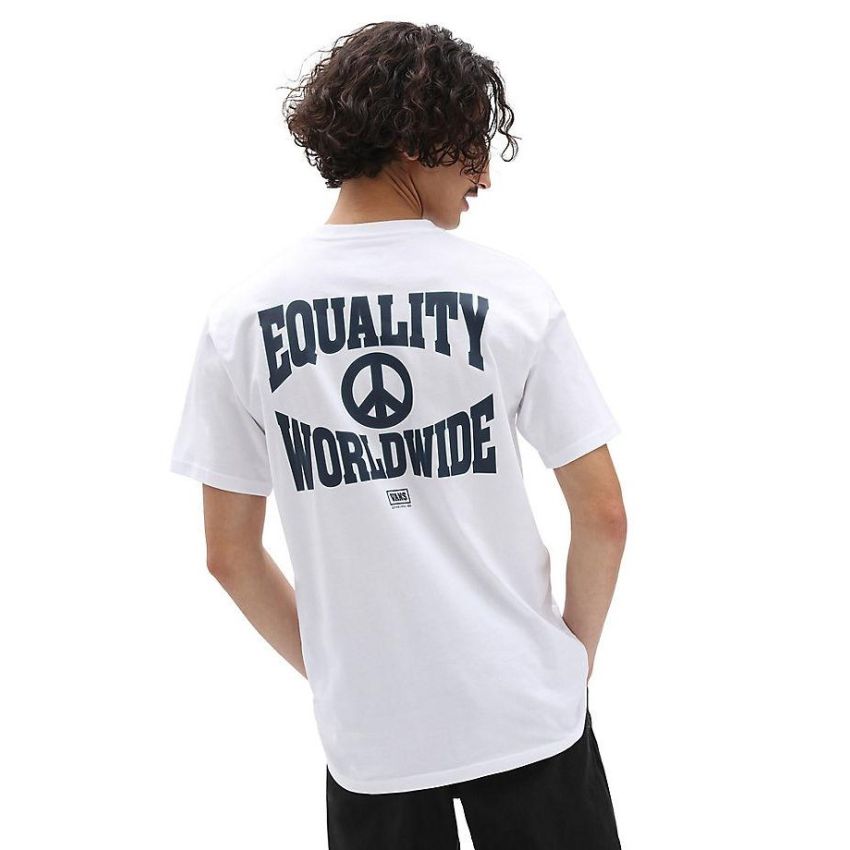 Vans Equality SS fehér férfi rövidujjú