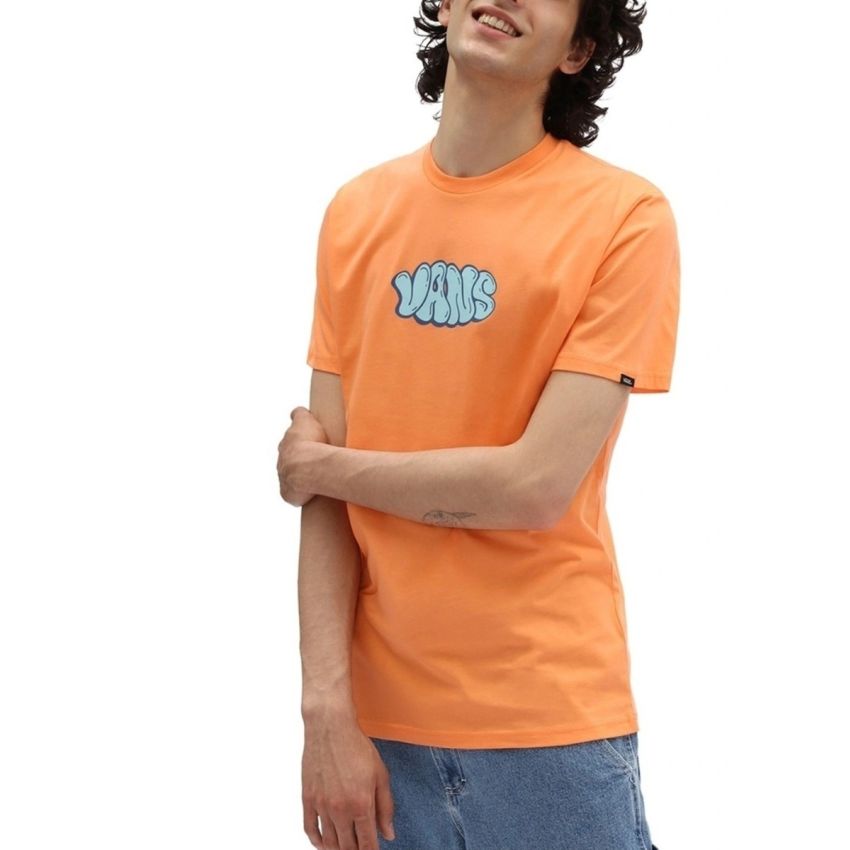 Vans Tagged SS narancssárga férfi rövid ujjú