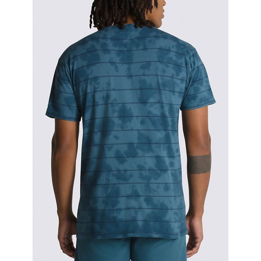 Vans Tiedye Checkerstripe sötétkék férfi rövidujjú