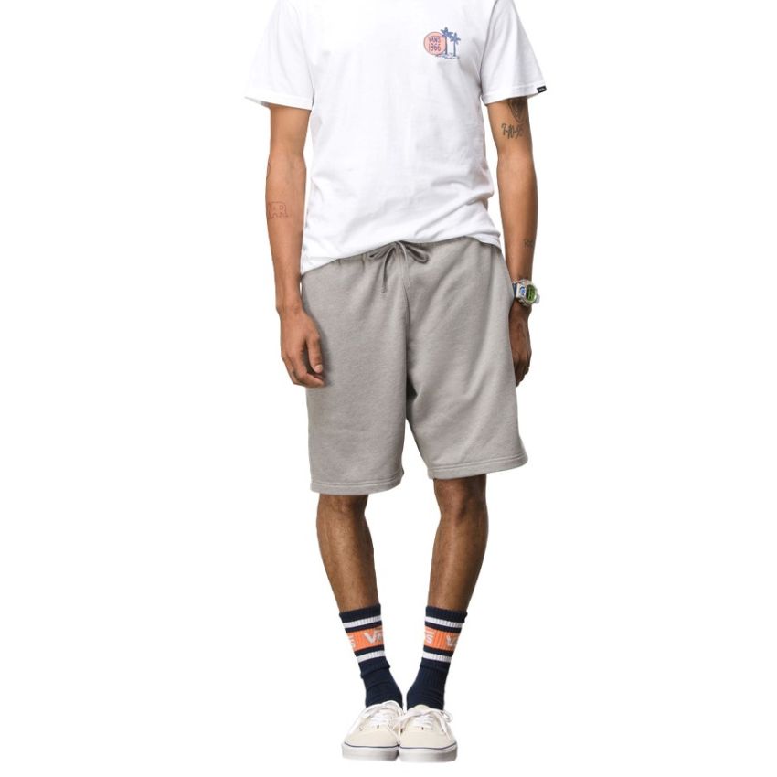 Vans Logo French Terry szürke férfi rövidnadrág
