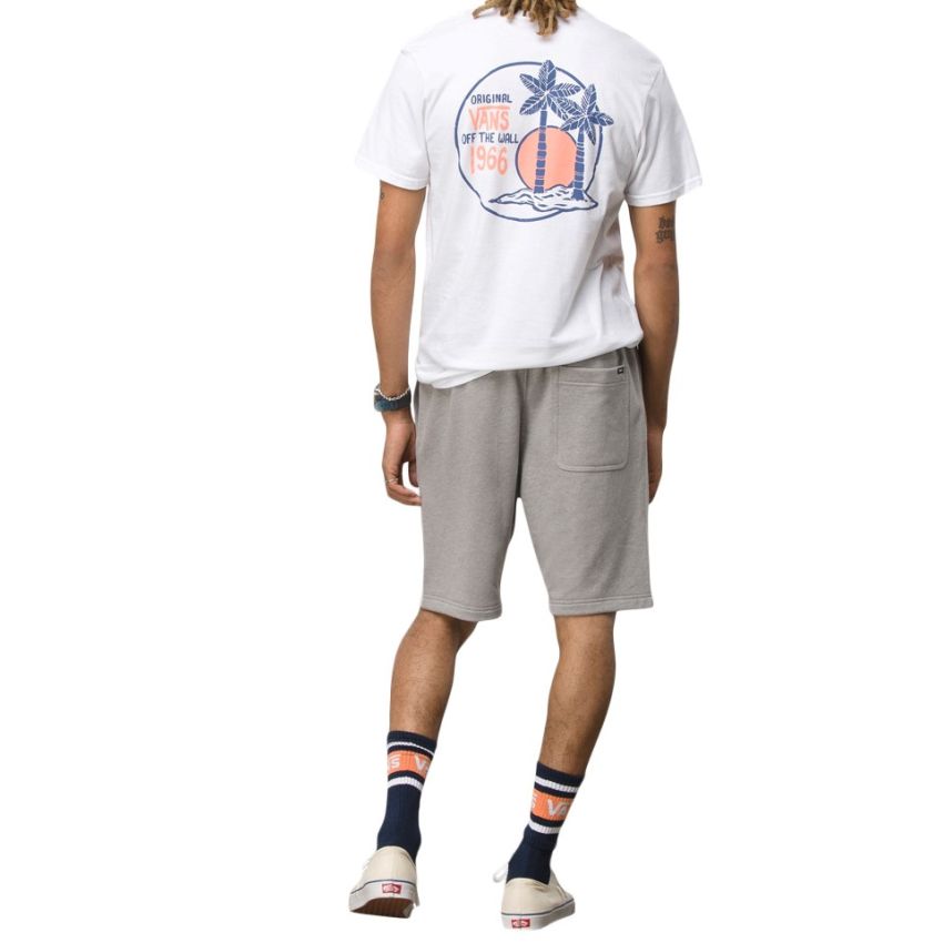 Vans Logo French Terry szürke férfi rövidnadrág