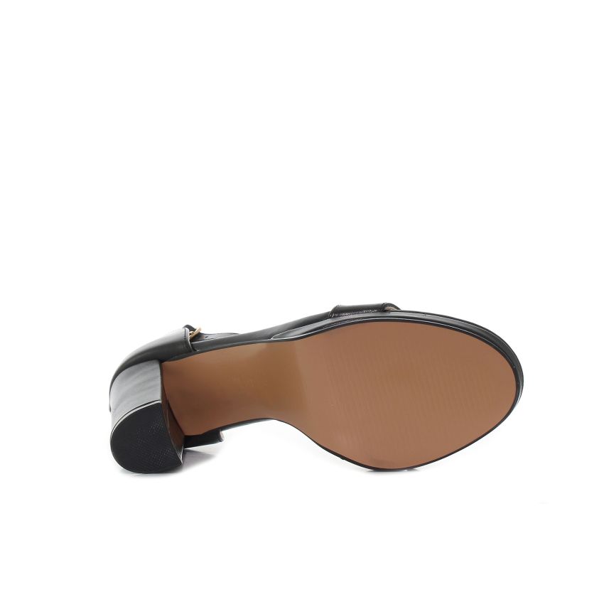 Bosido Lina fekete női magassarkú