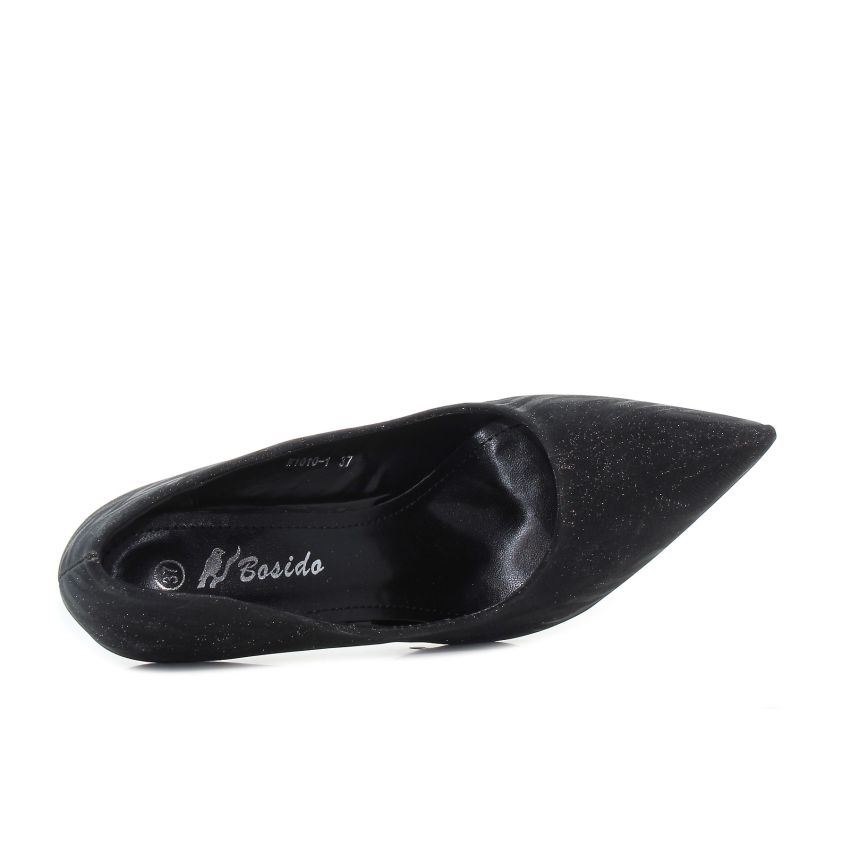 Bosido Nila fekete női magassarkú