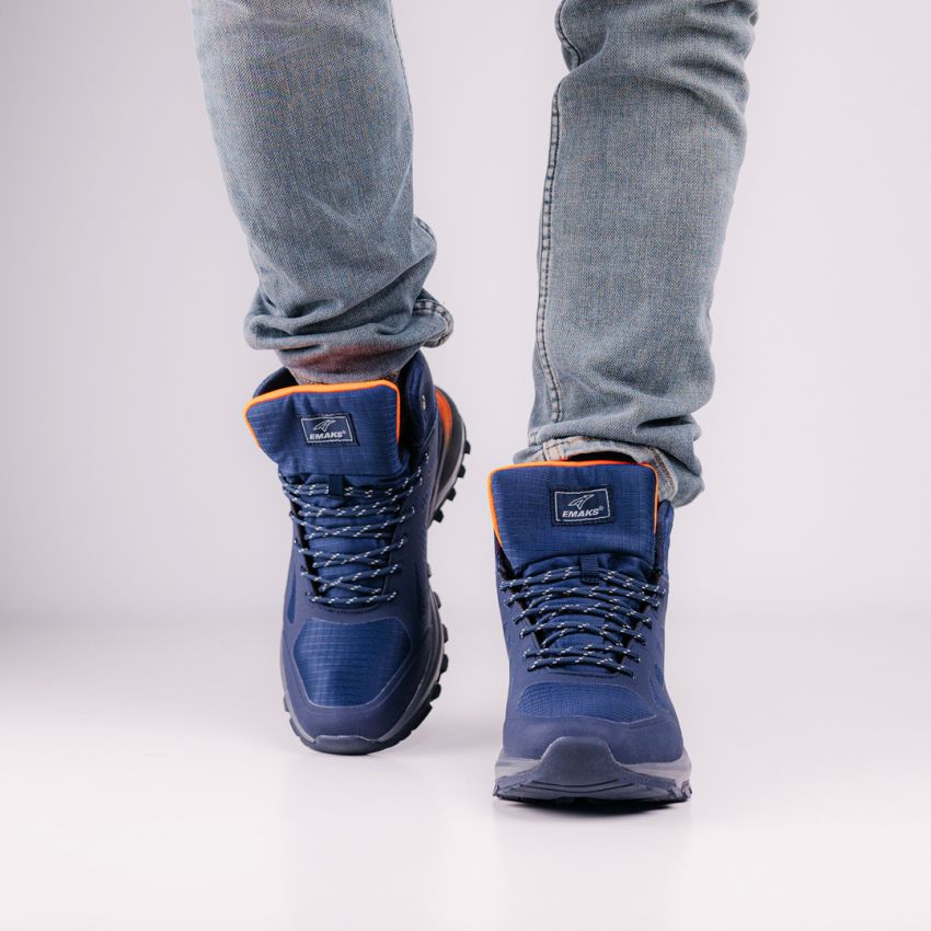 Emaks Run - Outdoor vízlepergető sötétkék férfi bakancs