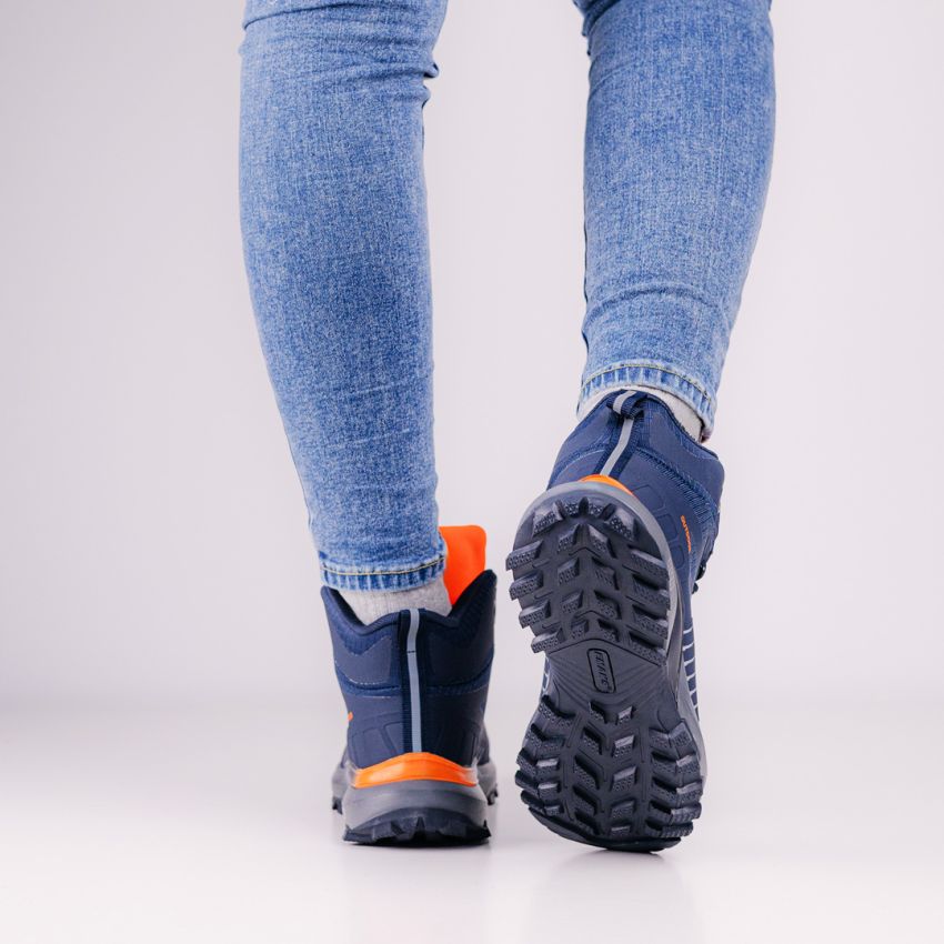 Emaks Run - Outdoor vízlepergető sötétkék női bakancs