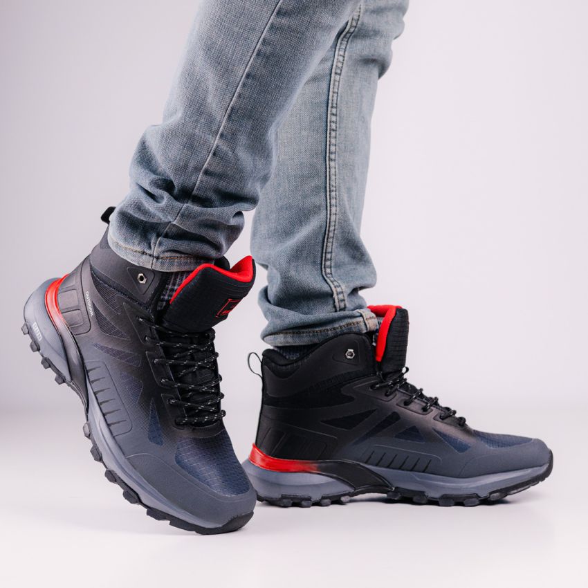 Emaks Run - Outdoor vízlepergető szürke férfi bakancs