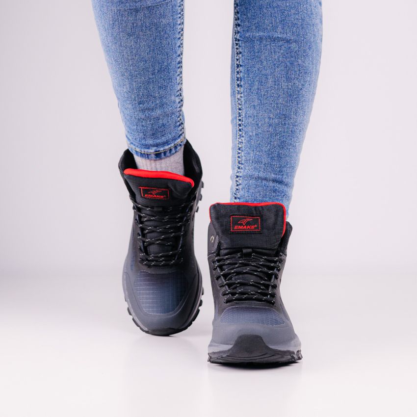 Emaks Run - Outdoor vízlepergető szürke női bakancs