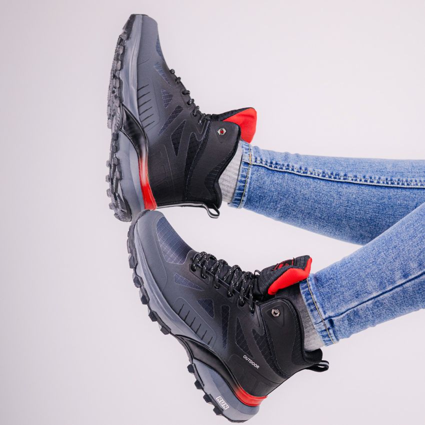 Emaks Run - Outdoor vízlepergető szürke női bakancs