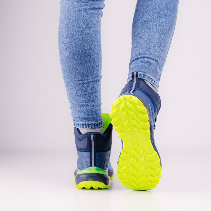 Emaks Run - Outdoor vízlepergető kék női bakancs